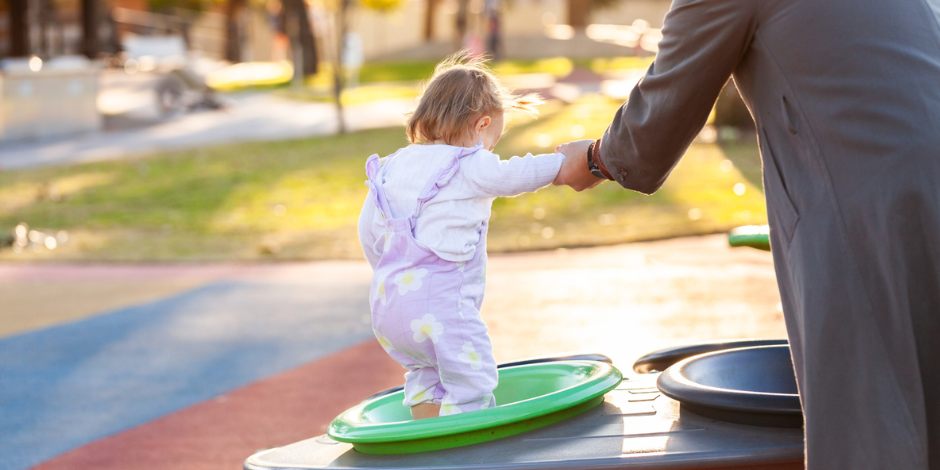Toddler at the park