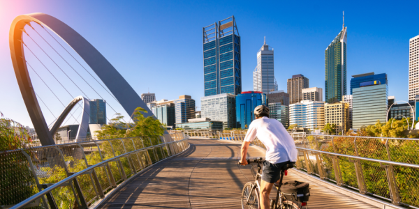 cyclist in Perth